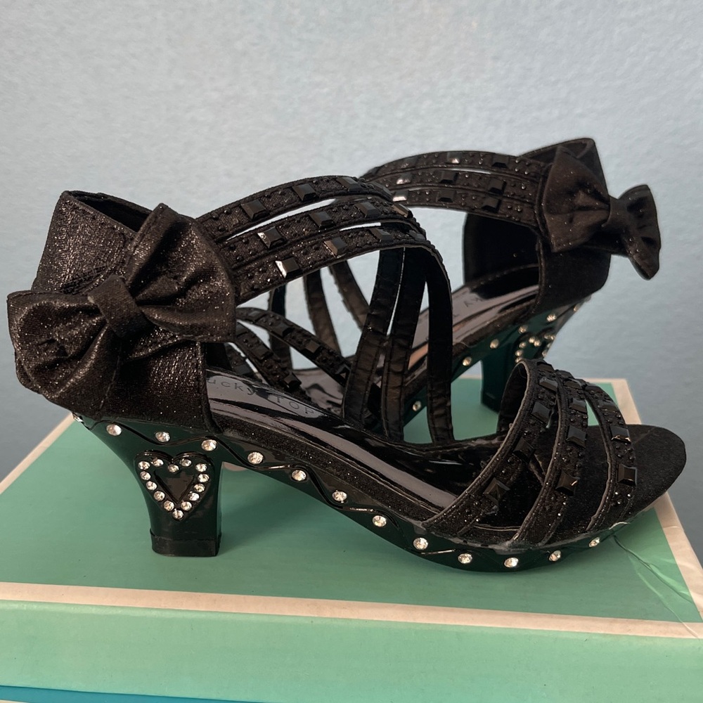 Girls' Dressy Rhinestone Embellishment Strappy